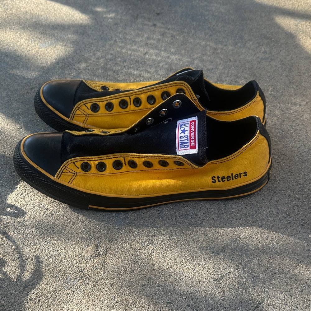 Converse Black and Yellow Men's Sneakers